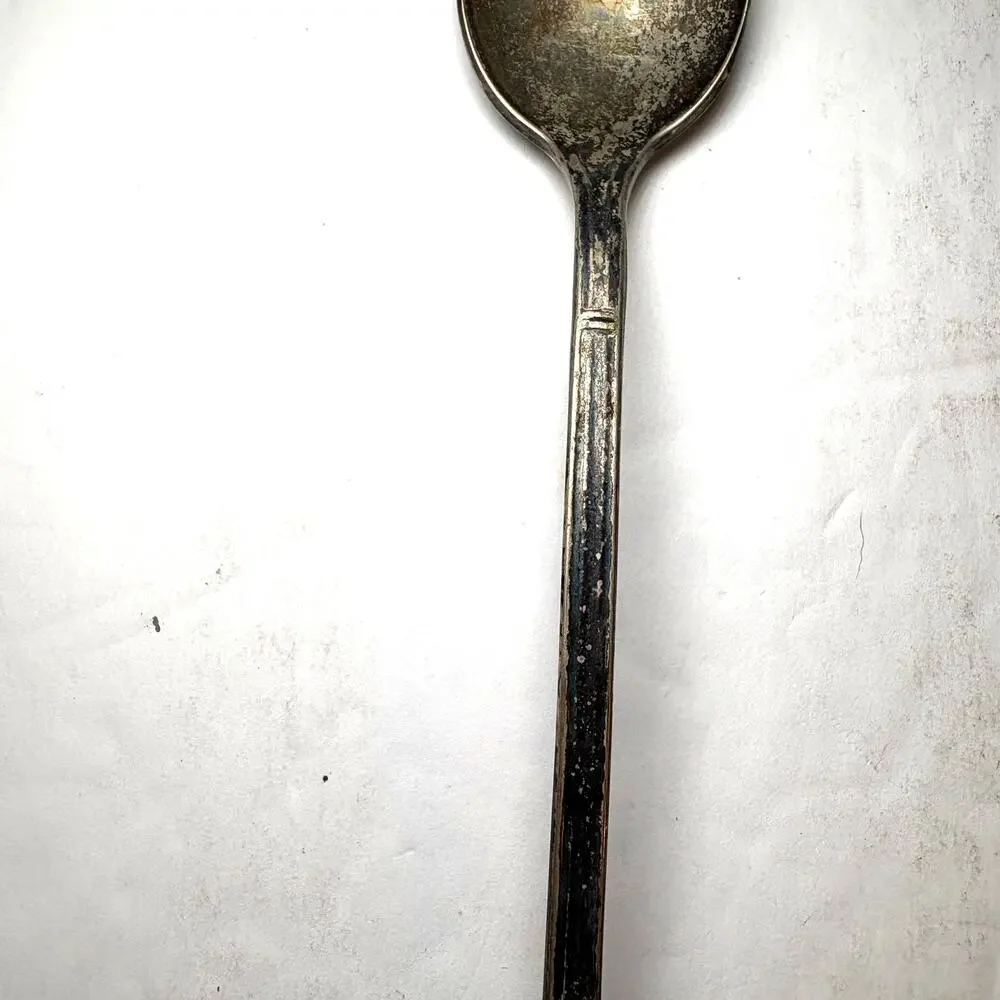 Vintage Court Silverplate Teaspoon Art Deco Flatware Spoon Replacement 7.5